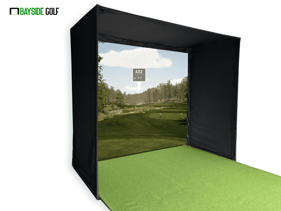 Golf Simulator Enclosure - LARGE-DEEP