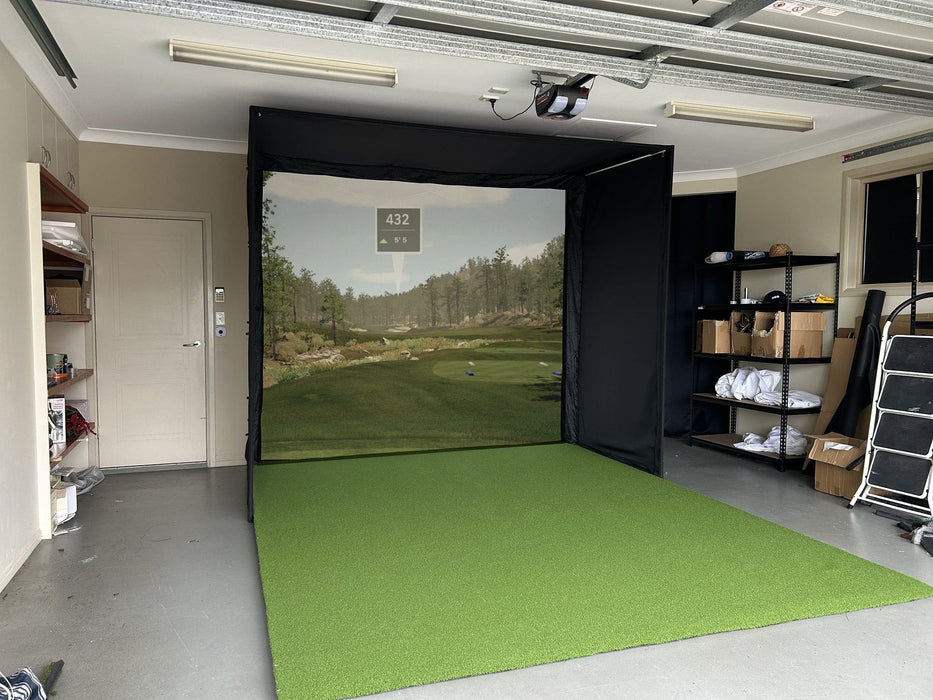 Golf Simulator Enclosure - LARGE-DEEP